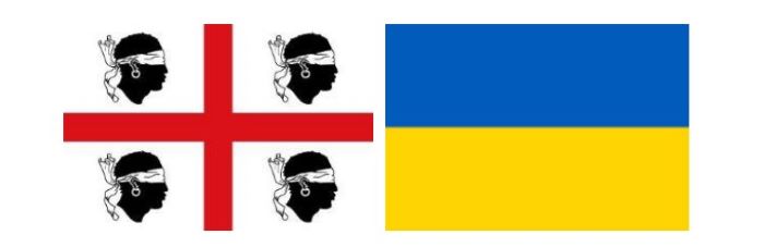 Bandiere Sardegna-Ucraina